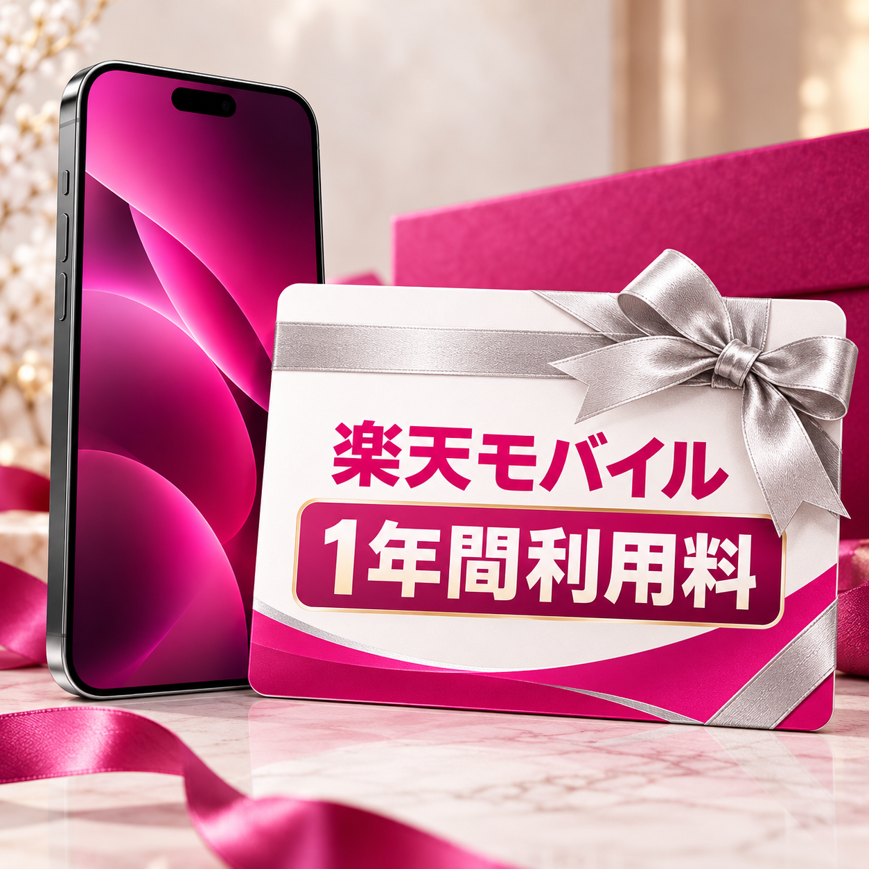 楽天モバイル 1年間利用料